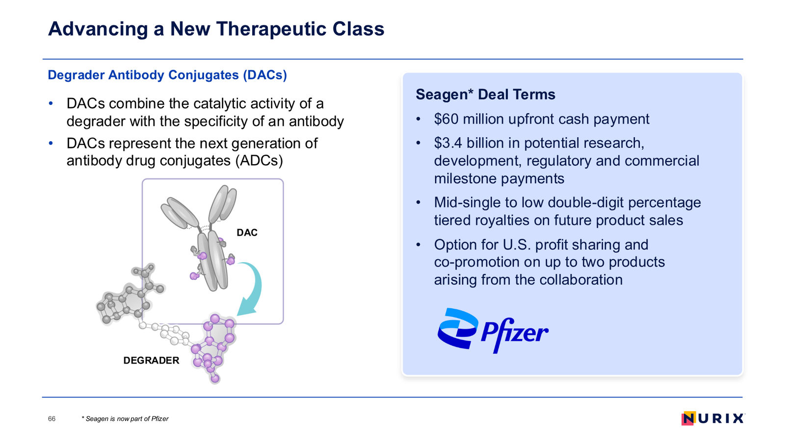 Nurix Therapeutics Investor Presentation April 2026 — slide 66 of 77