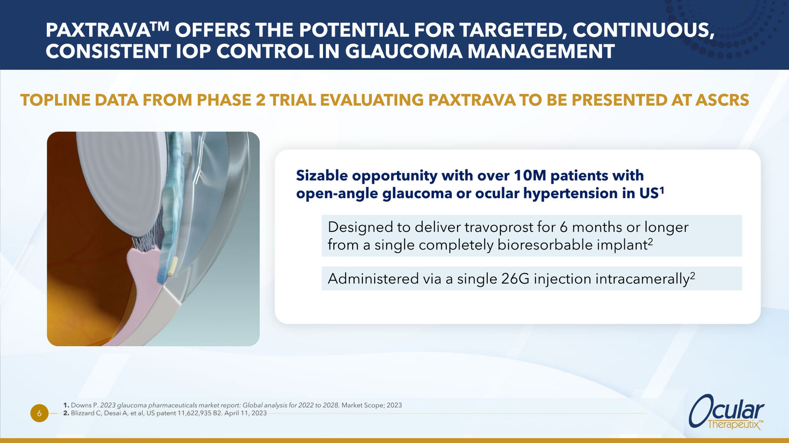 Ocular Therapeutix Corporate Overview — slide 6 of 20