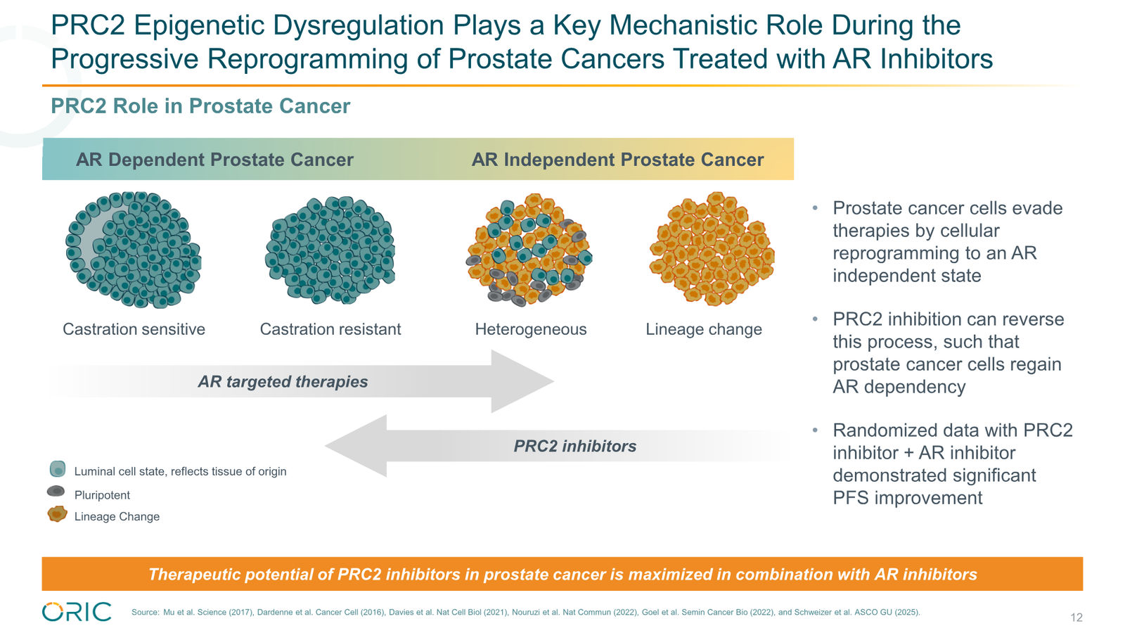 ORIC Pharmaceuticals Company Presentation March 2026 — slide 12 of 50