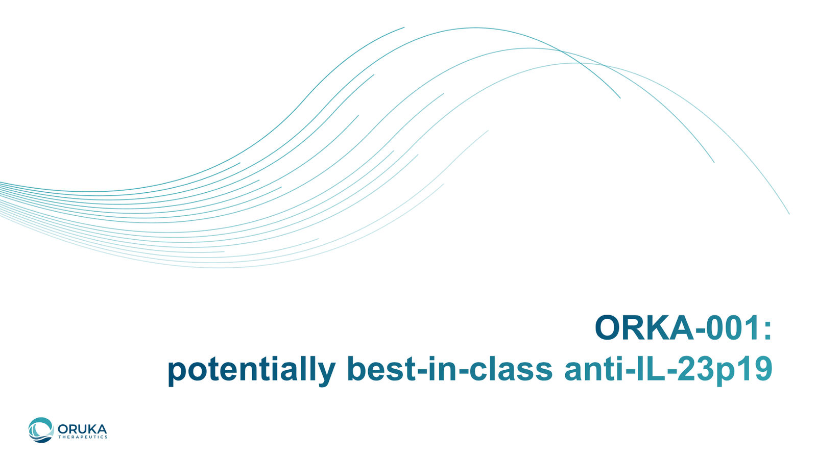 Oruka Therapeutics Corporate Overview — March 2026 — slide 9 of 36