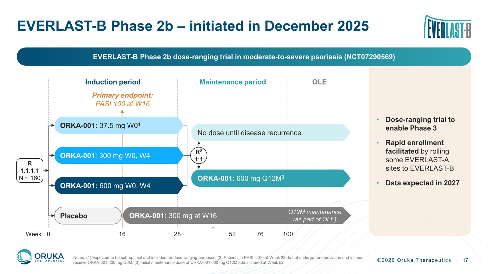 Oruka Therapeutics Corporate Overview — March 2026 — slide 17 of 36