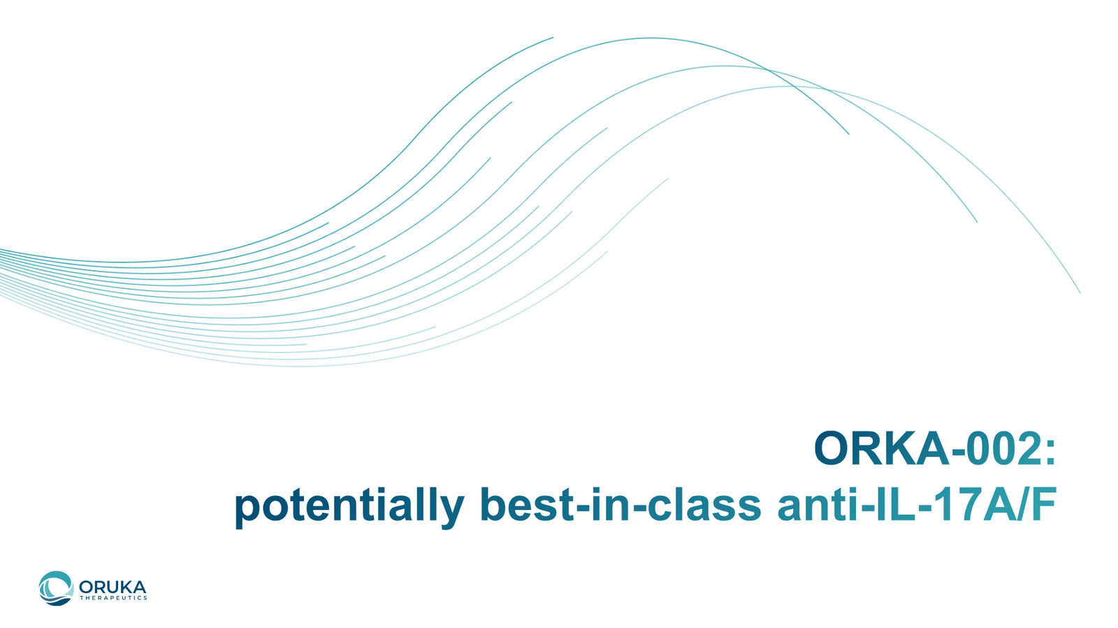 Oruka Therapeutics Corporate Overview — March 2026 — slide 25 of 36