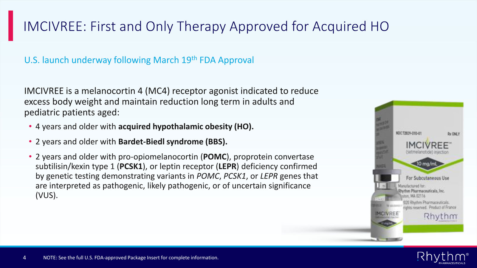 Rhythm Corporate Presentation April 2026 — slide 4 of 50