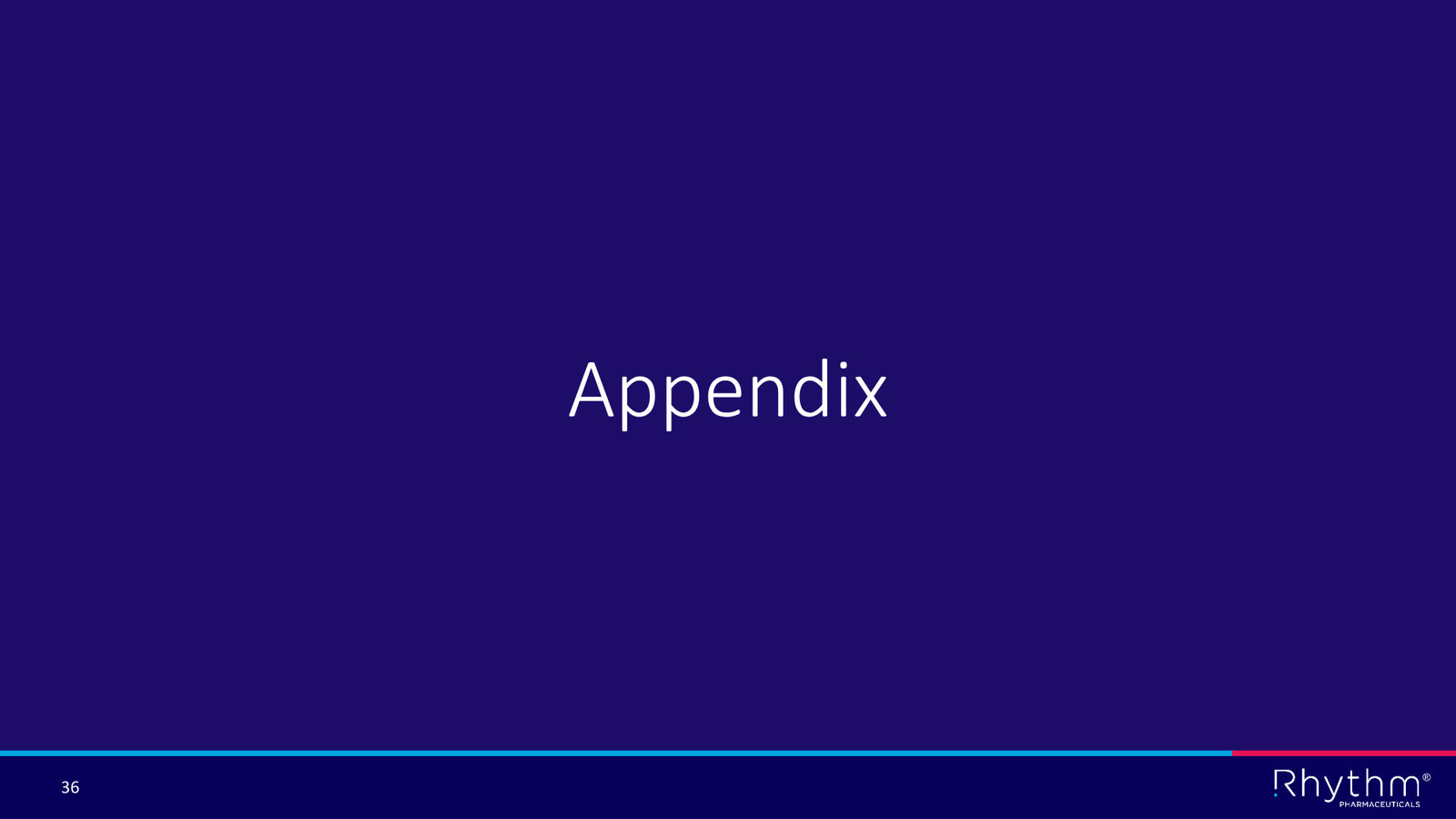 Rhythm Corporate Presentation April 2026 — slide 36 of 50
