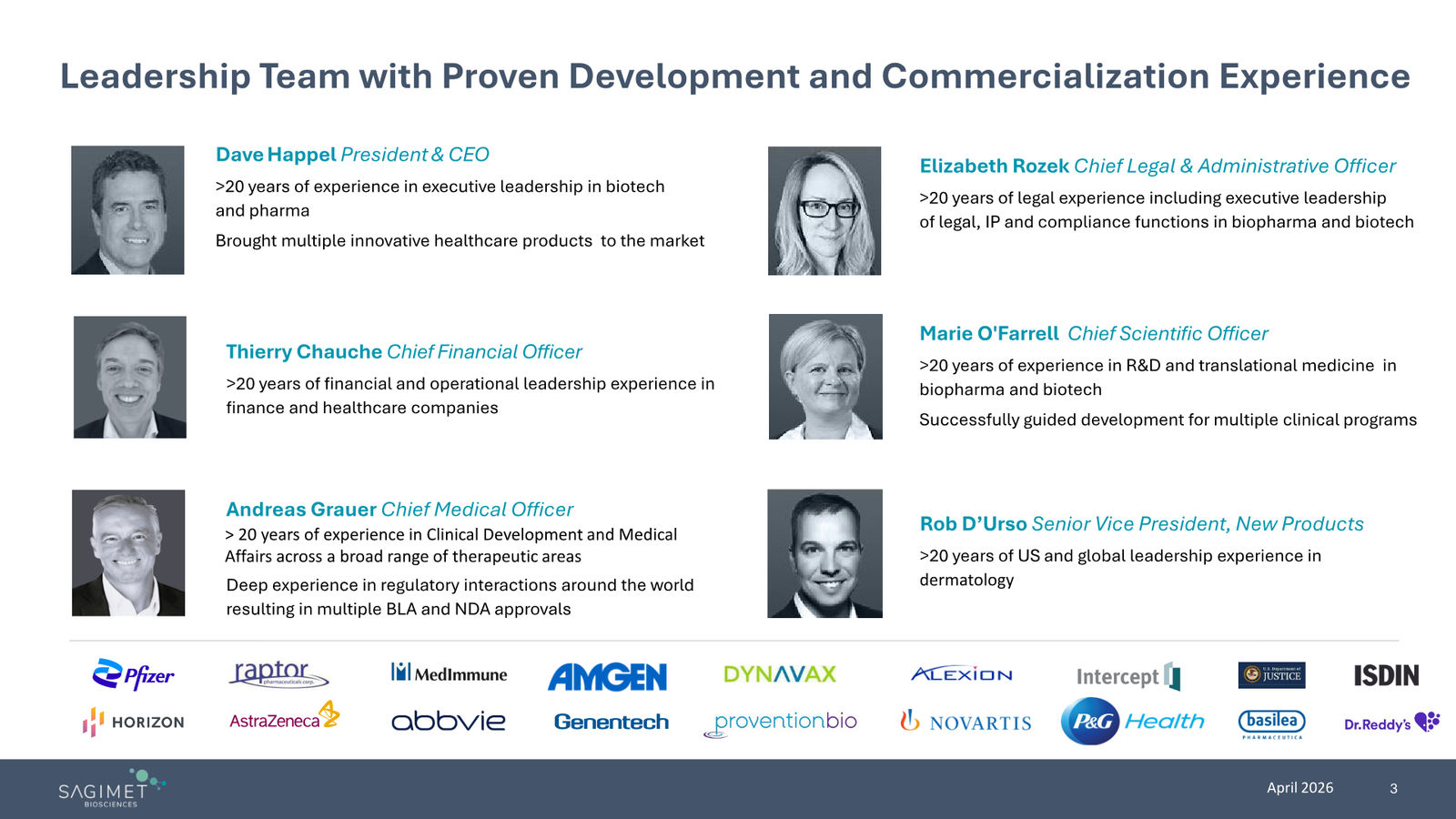 Sagimet Biosciences Corporate Presentation — April 2026 — slide 3 of 22