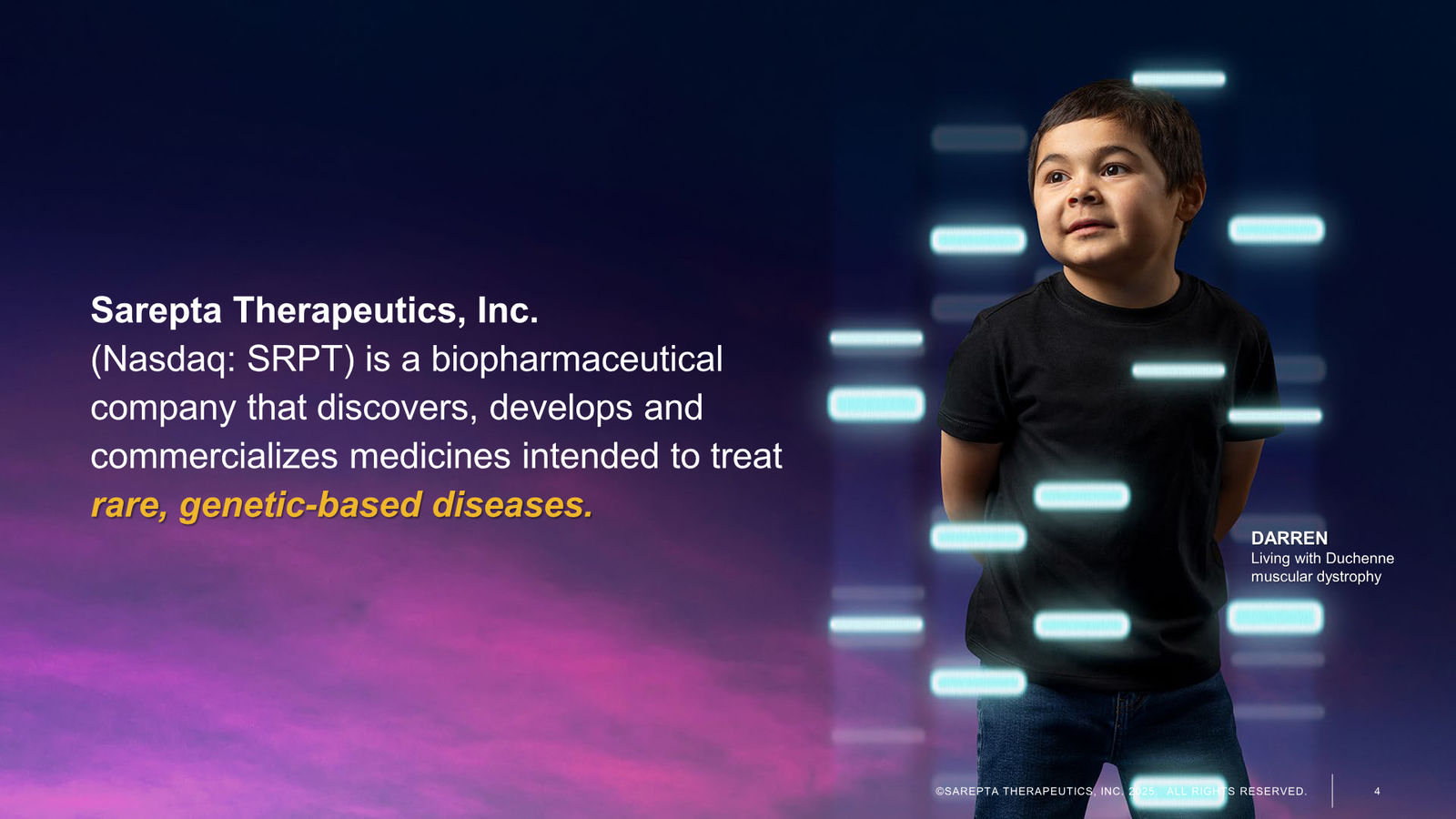 Sarepta Corporate Presentation 2025 — slide 4 of 60