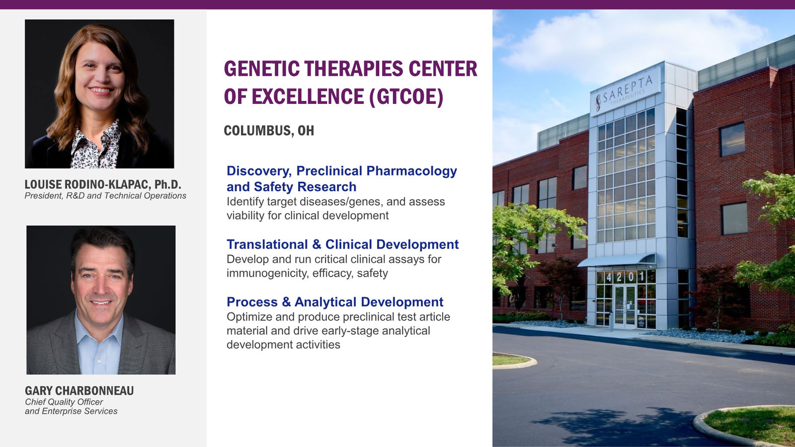 Sarepta Corporate Presentation 2025 — slide 6 of 60