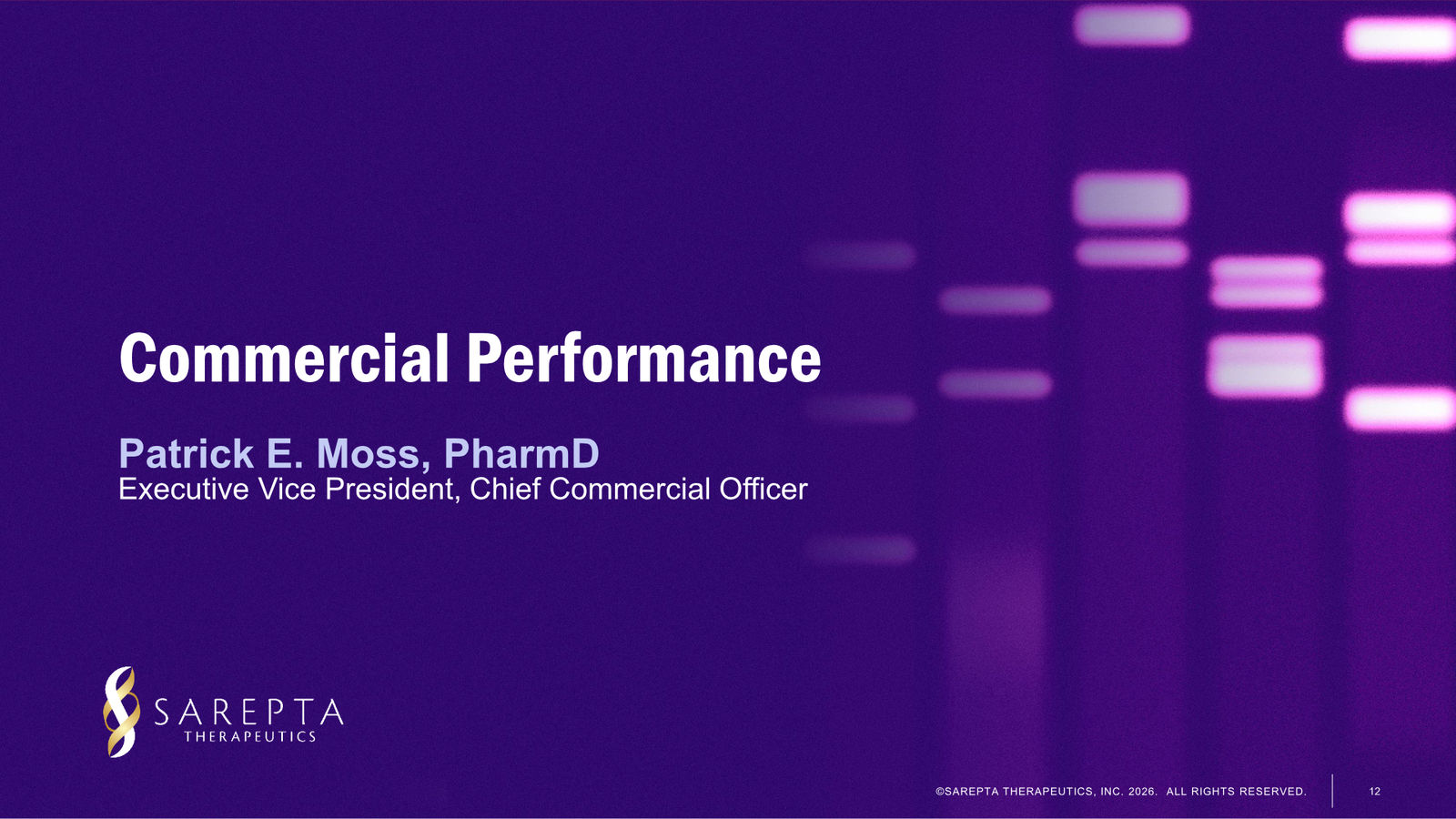 Sarepta First Quarter 2026 Financial Results — slide 12 of 24