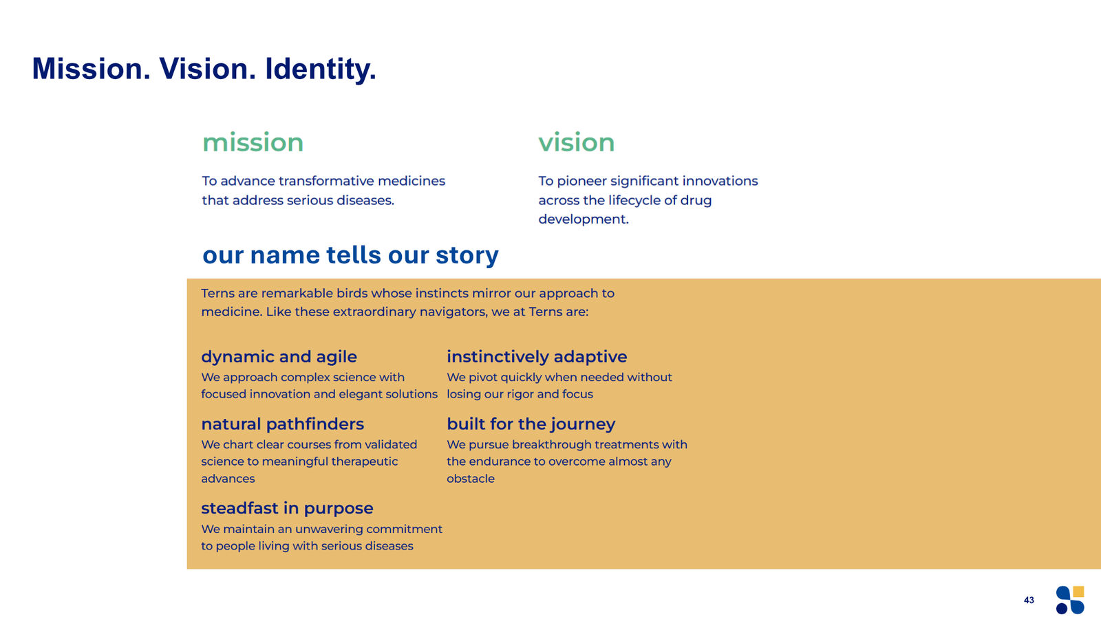 Terns Corporate Presentation March 2026 — slide 43 of 51