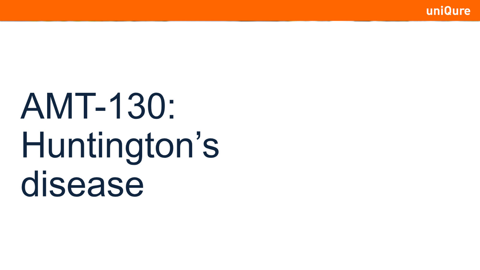 uniQure Corporate Presentation January 2026 — slide 8 of 34