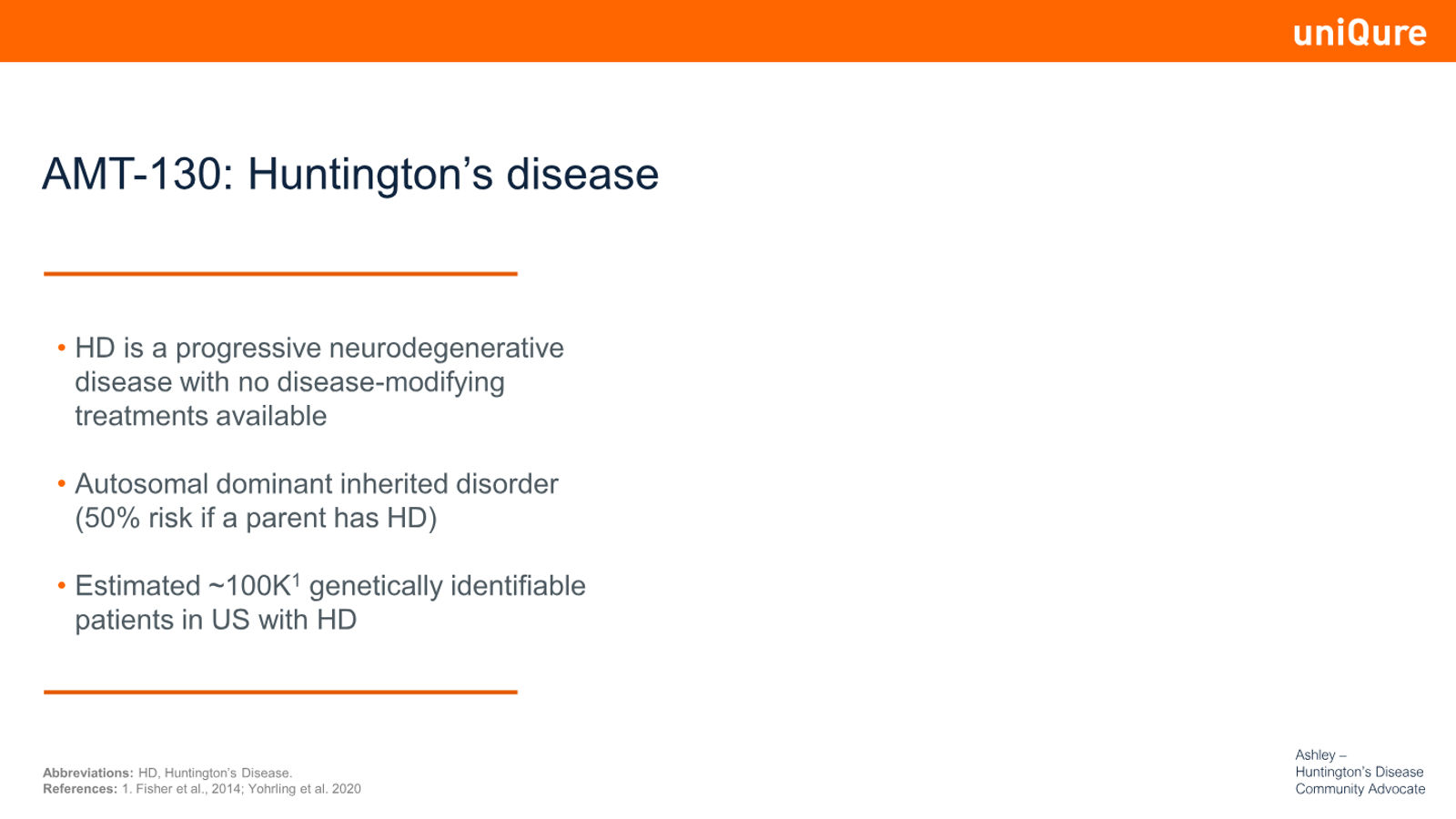 uniQure Corporate Presentation January 2026 — slide 9 of 34