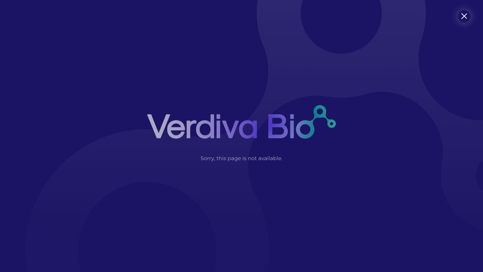 Verdiva Bio website — page 3 of 4