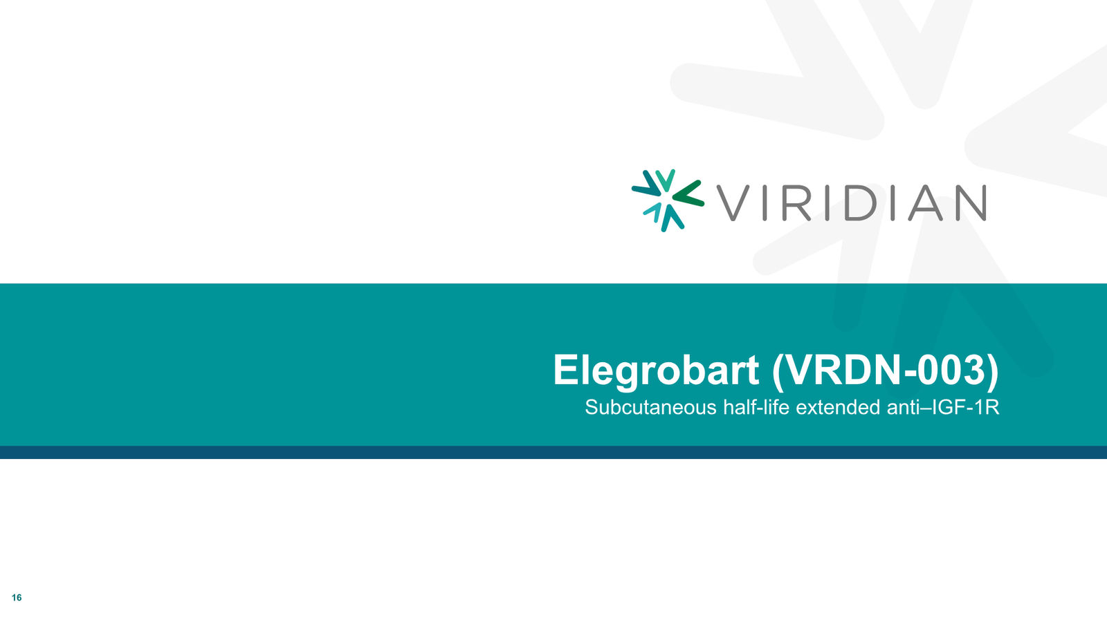Viridian Corporate Deck March 2026 (REVEAL Update) — slide 16 of 62