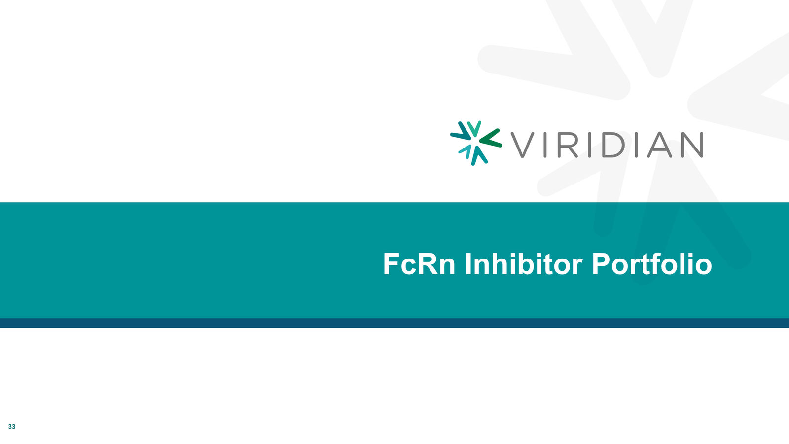 Viridian Corporate Deck March 2026 (REVEAL Update) — slide 33 of 62