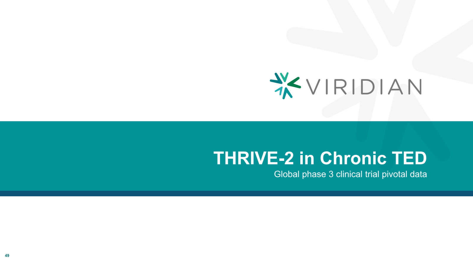Viridian Corporate Deck March 2026 (REVEAL Update) — slide 49 of 62