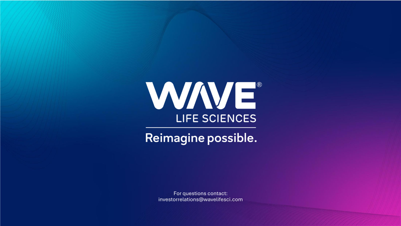 Wave Life Sciences Corporate Presentation — slide 51 of 51