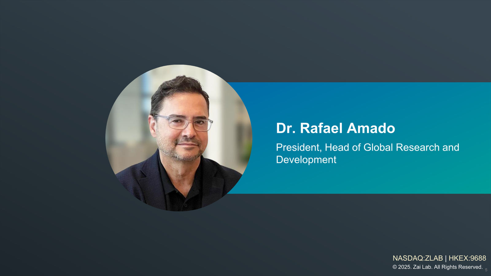 Zai Lab Corporate Presentation — slide 5 of 22